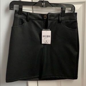 NWT Forever 21 faux leather skirt